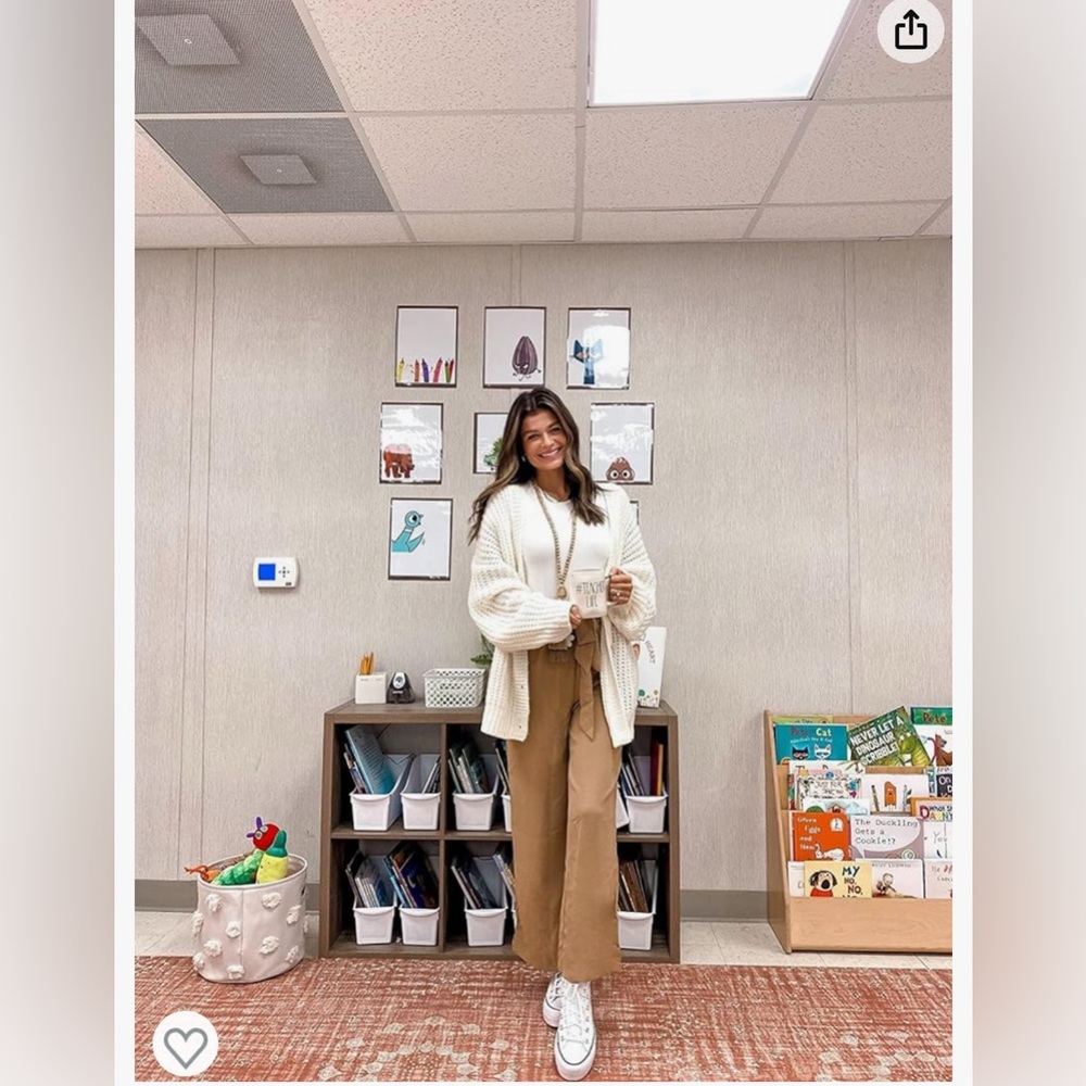 SySea Womens High Waisted khaki Palazzo Pants Belted Wide Leg Long Trousers